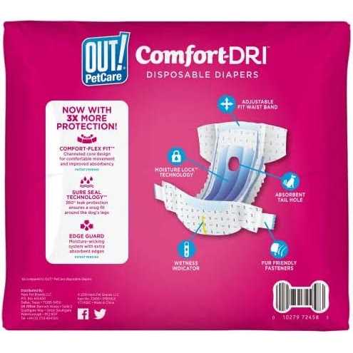 Out! Disposable Female Dog Diapers - Nail Gallerys