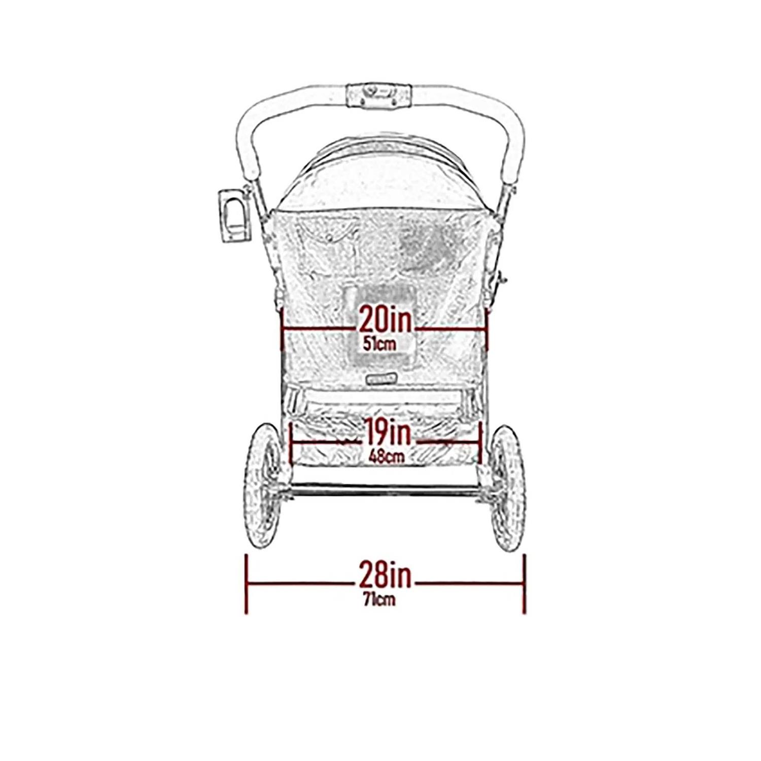 Pet Gear Double No-Zip Pet Stroller - Nail Gallerys