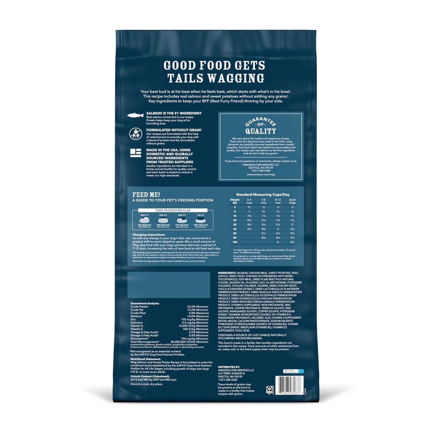 Amazon Brand Wag Dry Dog Food Sweet Potato - Nail Gallerys