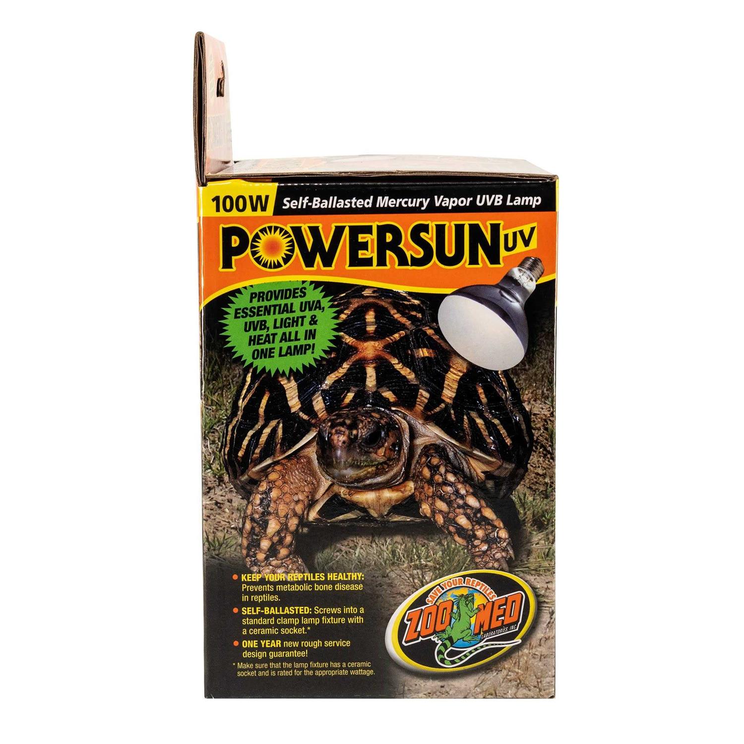 Zoo Med PowerSun UV Self-Ballasted Mercury Vapor UVB Lamp - Nail Gallerys