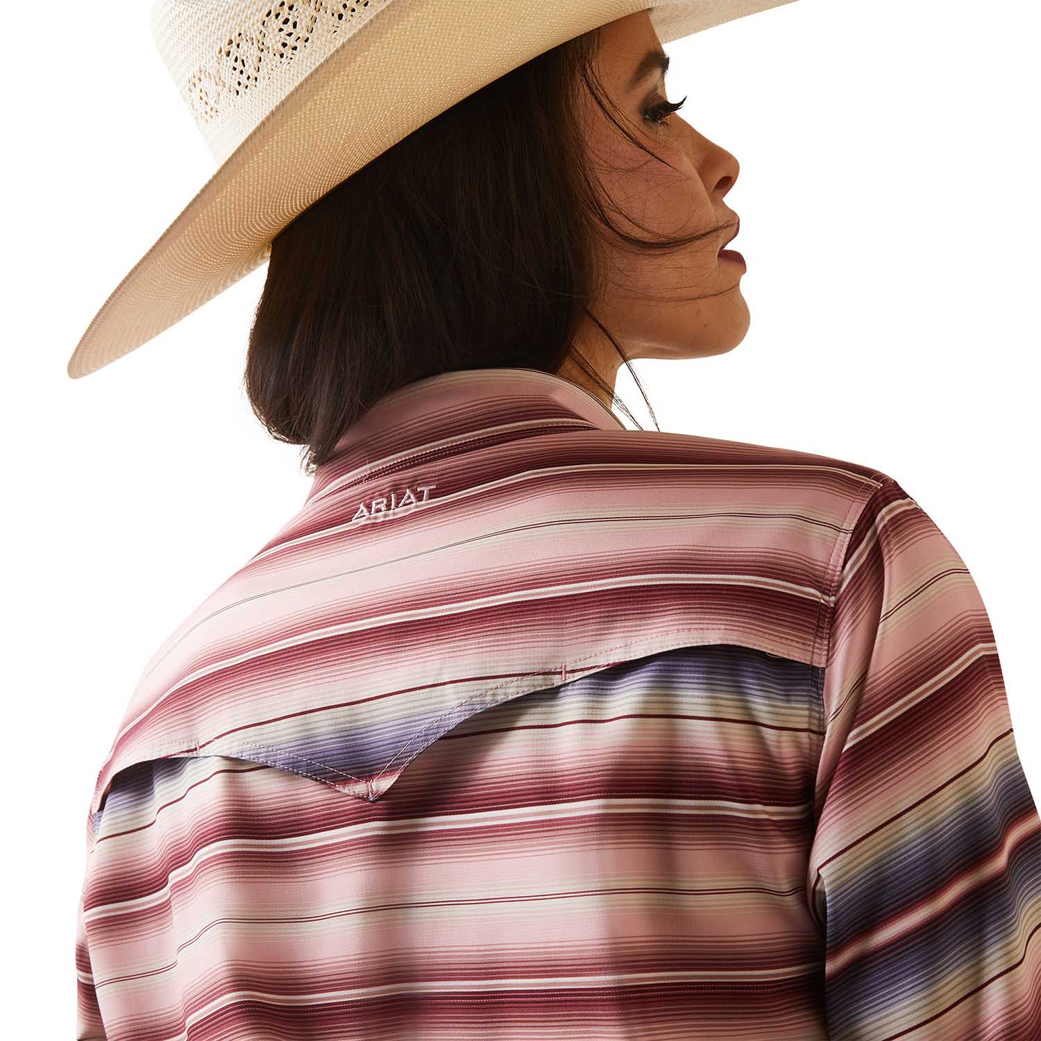Ariat Women's Western VenTek Stretch Shirt, Reata Serape - Nail Gallerys
