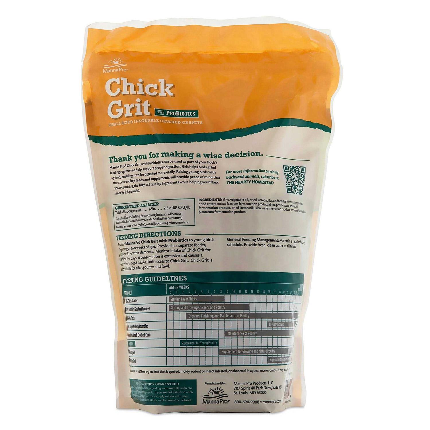 Manna Pro Chick Grit with Probiotics - Nail Gallerys