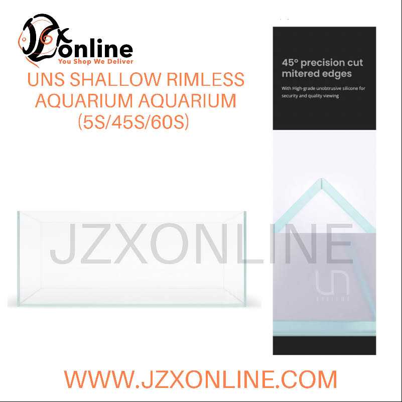 UNS Ultra Clear Rimless Aquarium - Nail Gallerys