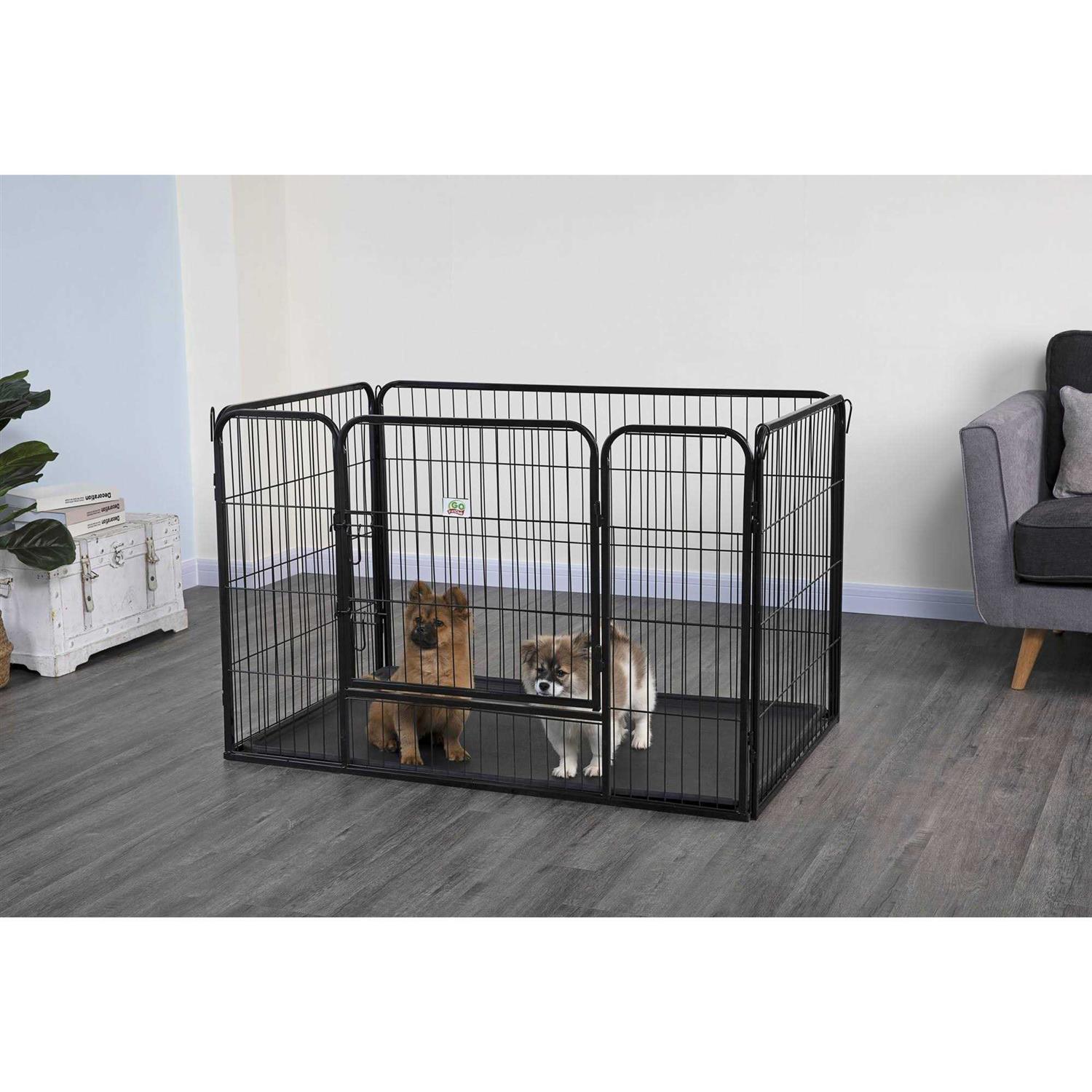 Go Pet Club 50 in. Heavy Duty Play Pen Crate - Nail Gallerys