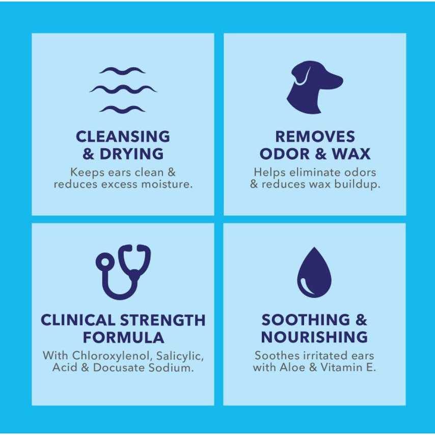 Vetnique Labs Oticbliss Ear Wipes Advanced Cleaning - Nail Gallerys