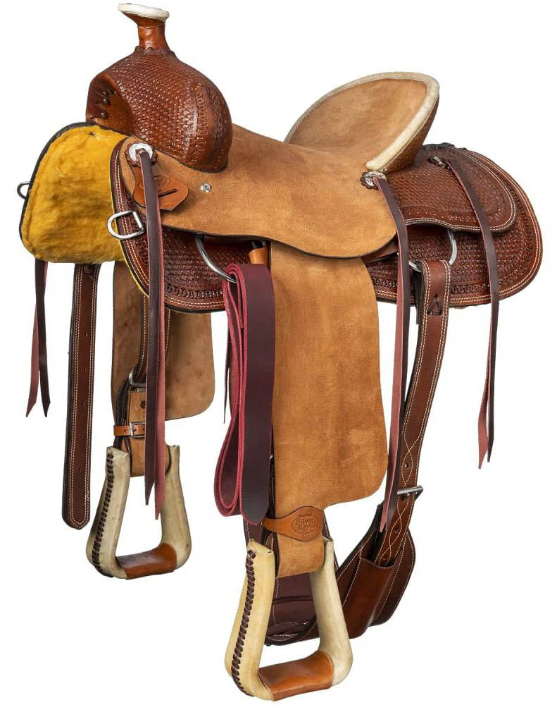 Silver Royal Bodie Hard Seat Ranch Saddle - Nail Gallerys