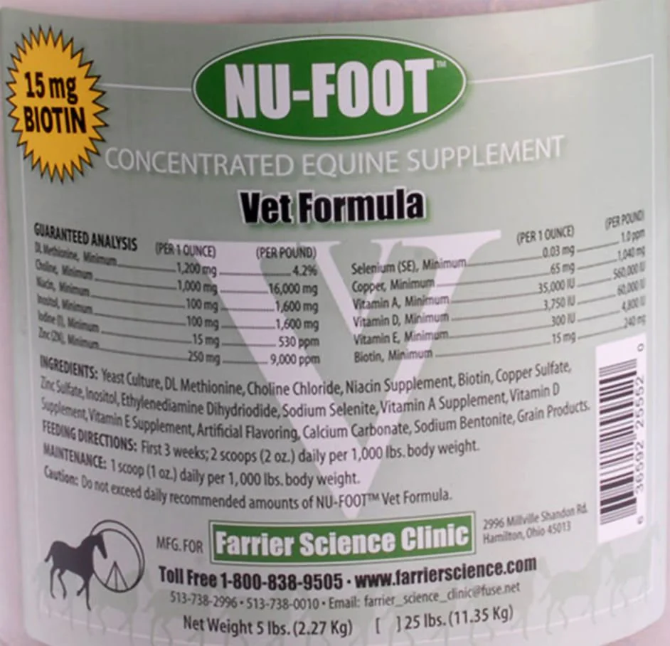 Nu-Foot Concentrated Equine Supplement - Nail Gallerys