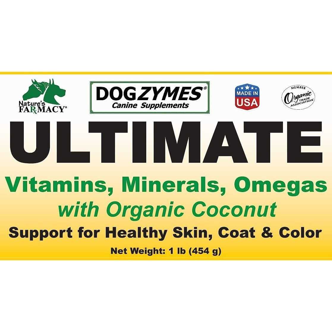 Dogzymes Ultimate for Best Skin/Coat with Organic Coconut - Nail Gallerys