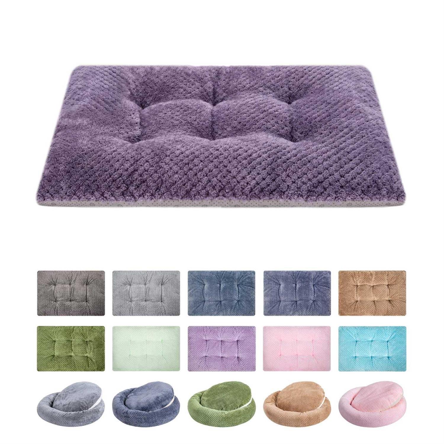 WONDER MIRACLE Fuzzy Deluxe Pet Beds, Super Plush Dog or Cat Beds Ideal for Dog Crates - Nail Gallerys