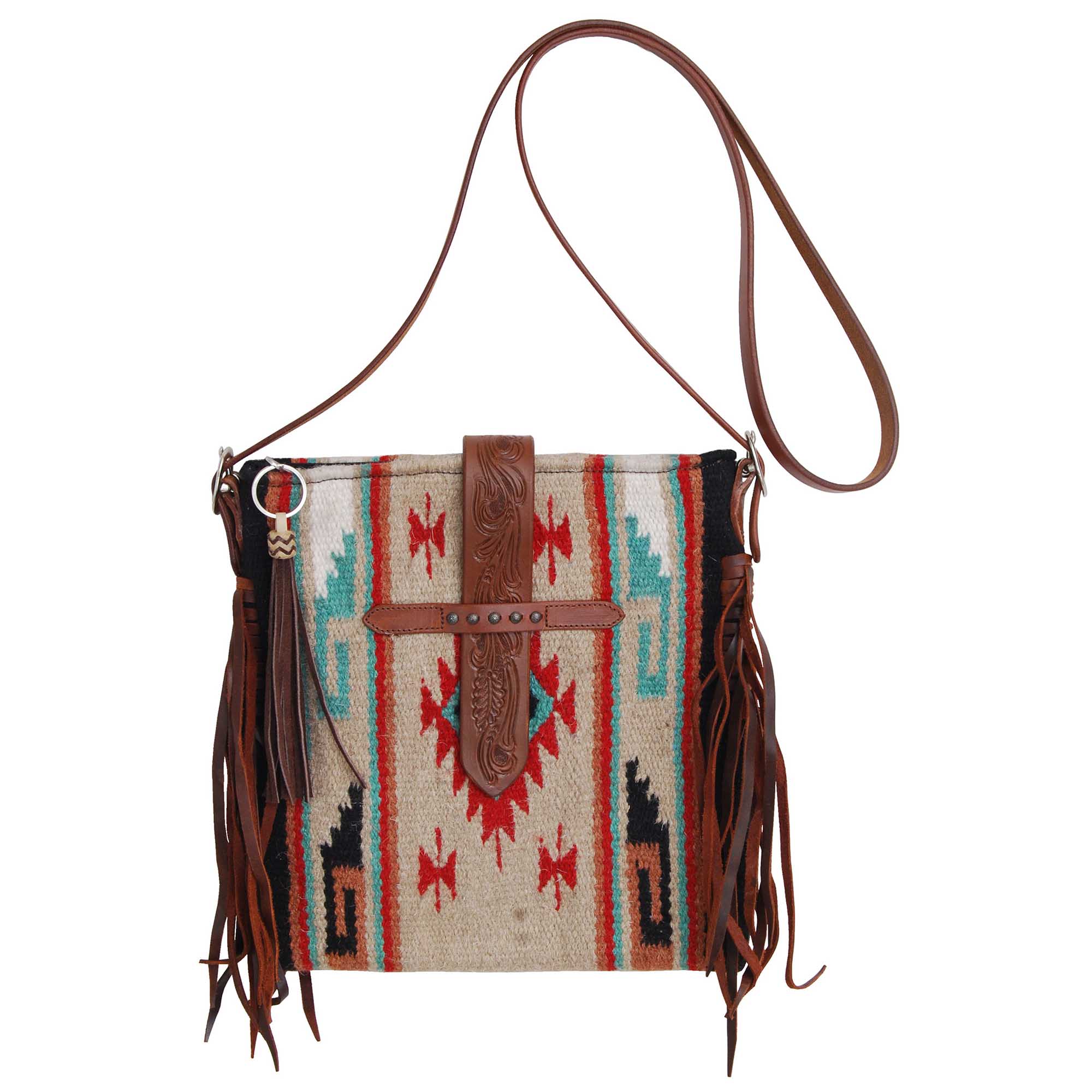 Rafter T Navajo Wool Crossbody Purse - Nail Gallerys