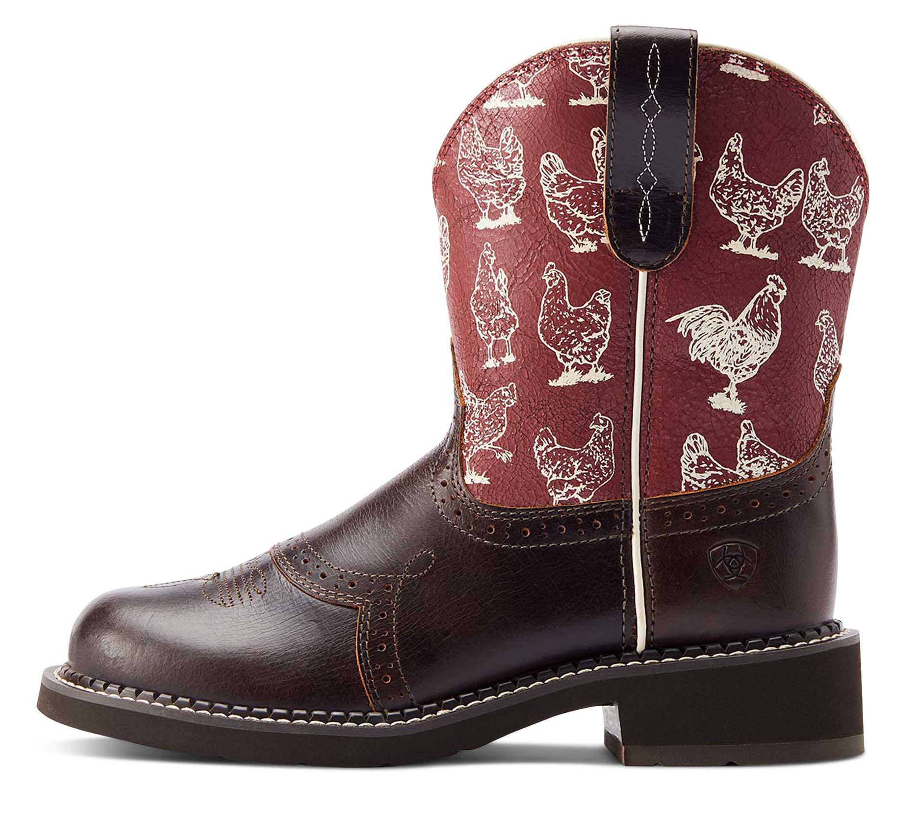 Ariat Women's Fatbaby Heritage Western Boot, Hens - Nail Gallerys