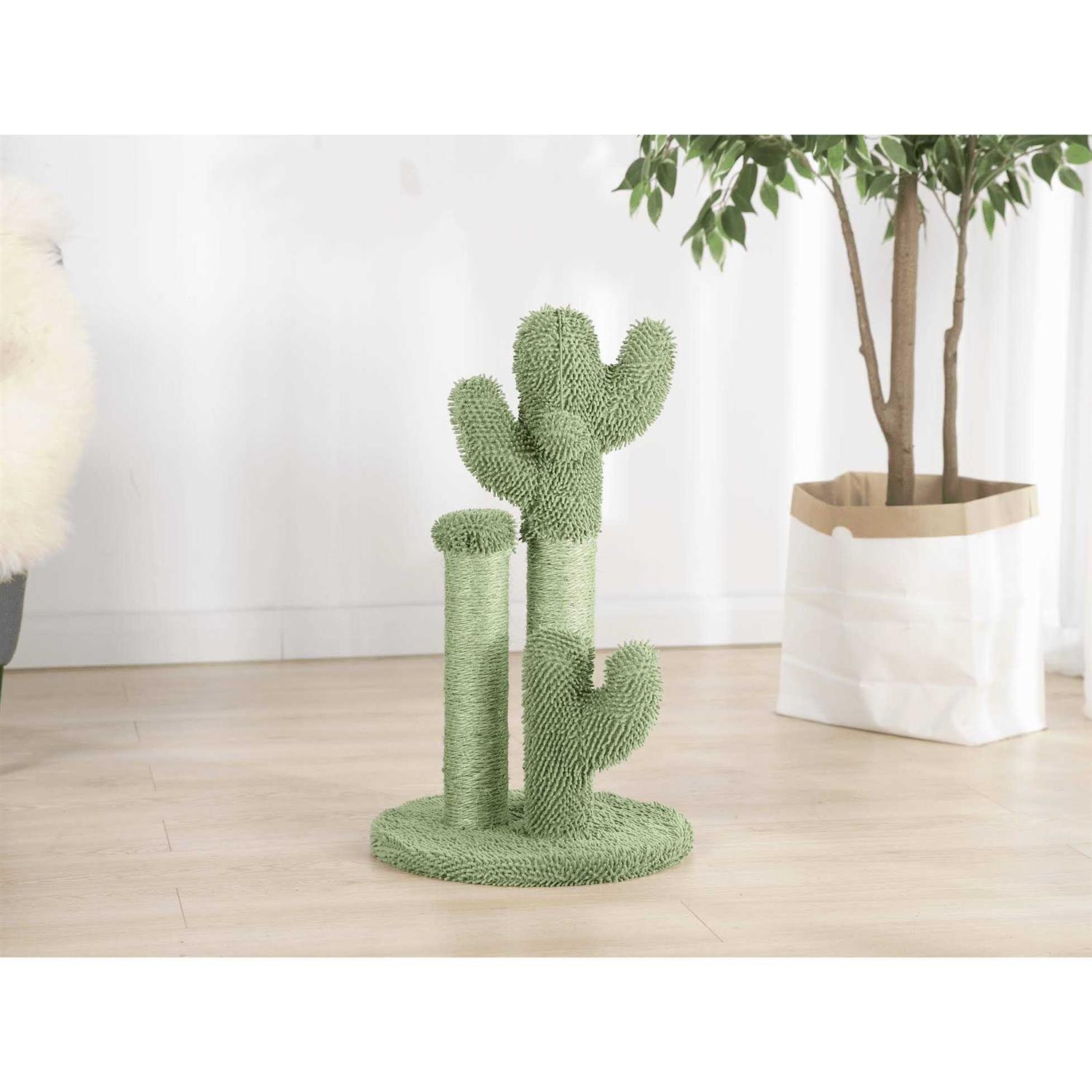 Vibrant Life Cactus Cat Scractching Post with Toy Ball - Nail Gallerys