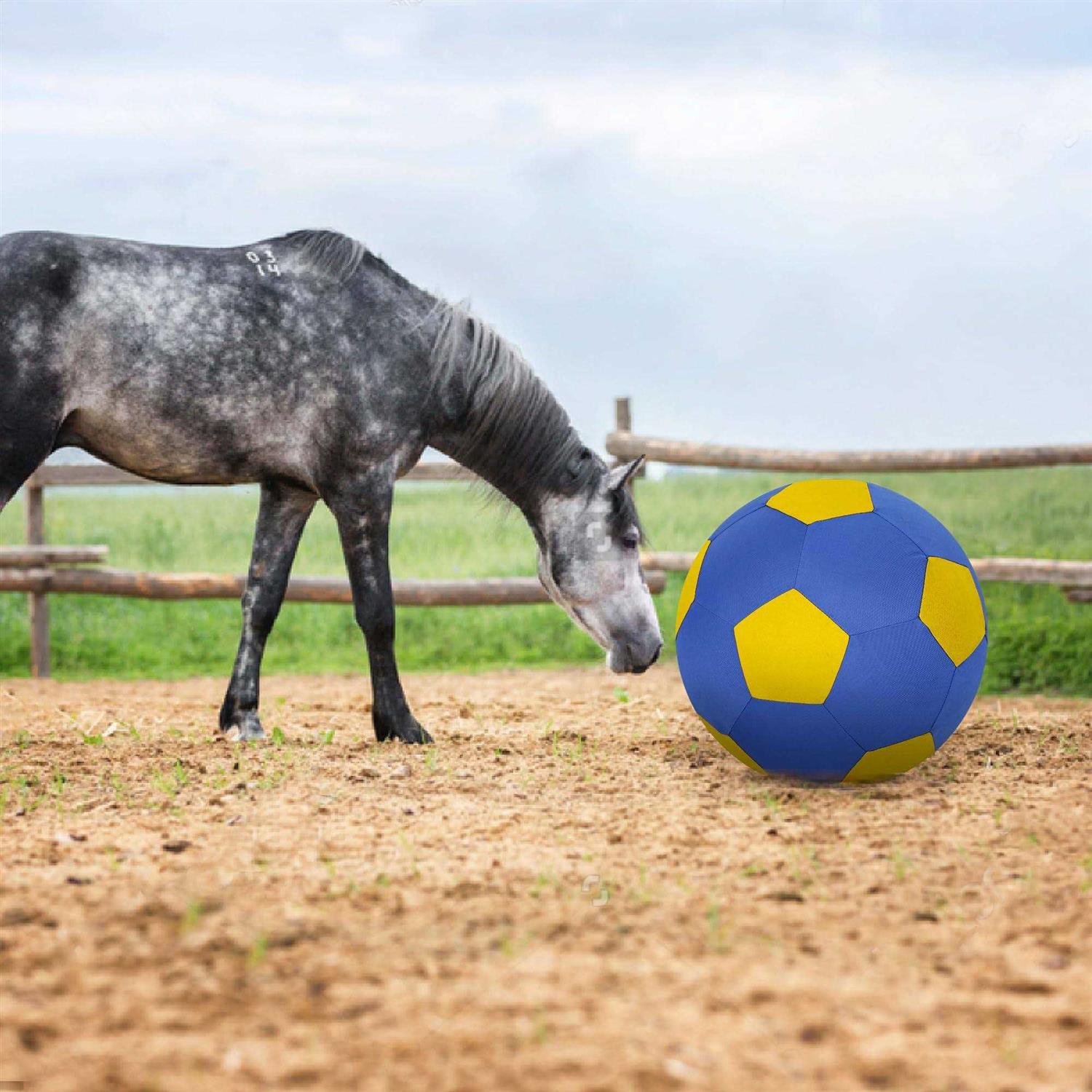 ANC POP Herding Ball for Dogs Horse Ball & Ball Cover 25 Ball for Horses Large with Hand Pump for Play Herding Ball Herding Ball Horse Toys - Nail Gallerys
