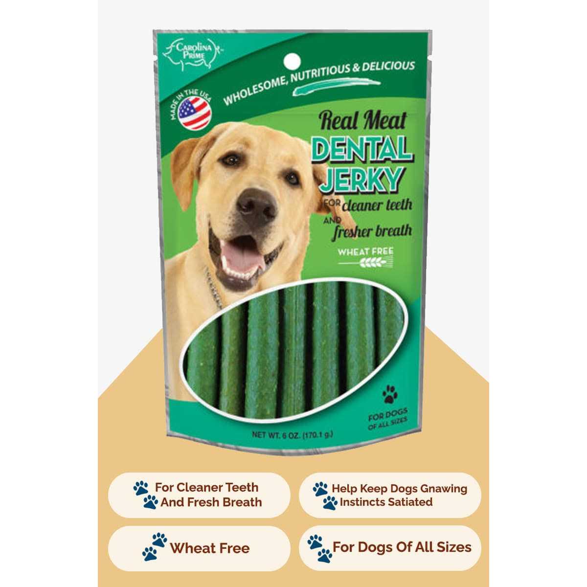 Carolina Prime Pet Dental Jerky Dog Treats - Nail Gallerys