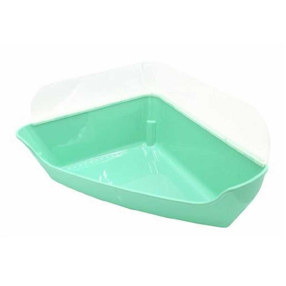 Oxbow Enriched Life Corner Litter Pan with Removable Shield - Nail Gallerys