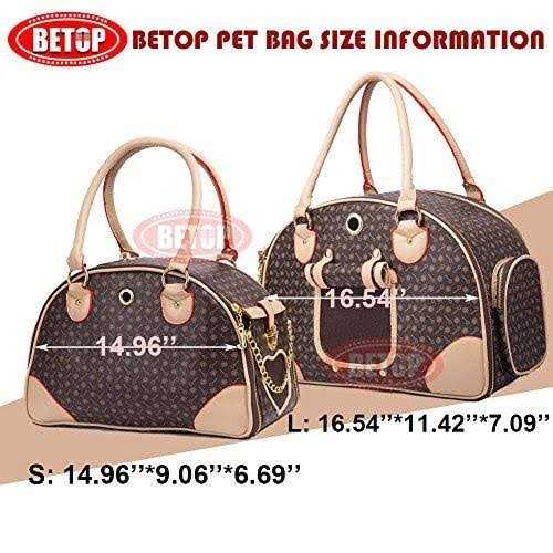 petpetssmart Fashion Dog Carrier Pu Leather Dog Handbag Dog Purse Cat Tote Bag Pet Cat Dog Hiking Bag - Nail Gallerys