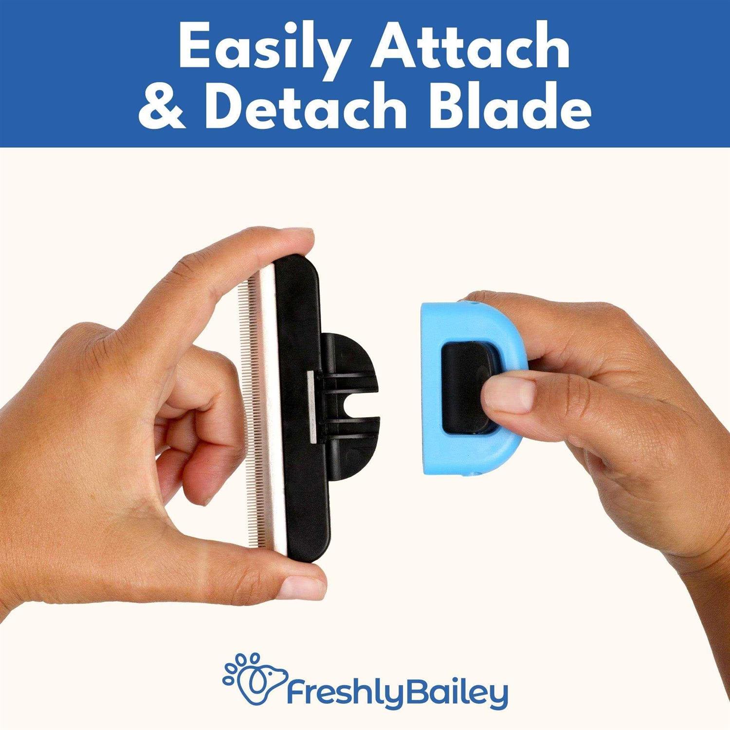 Freshly Bailey Deshedding Brush For Short Haired Dogs & Cats Cat and Dog Brush For Shedding Short Hair - Nail Gallerys