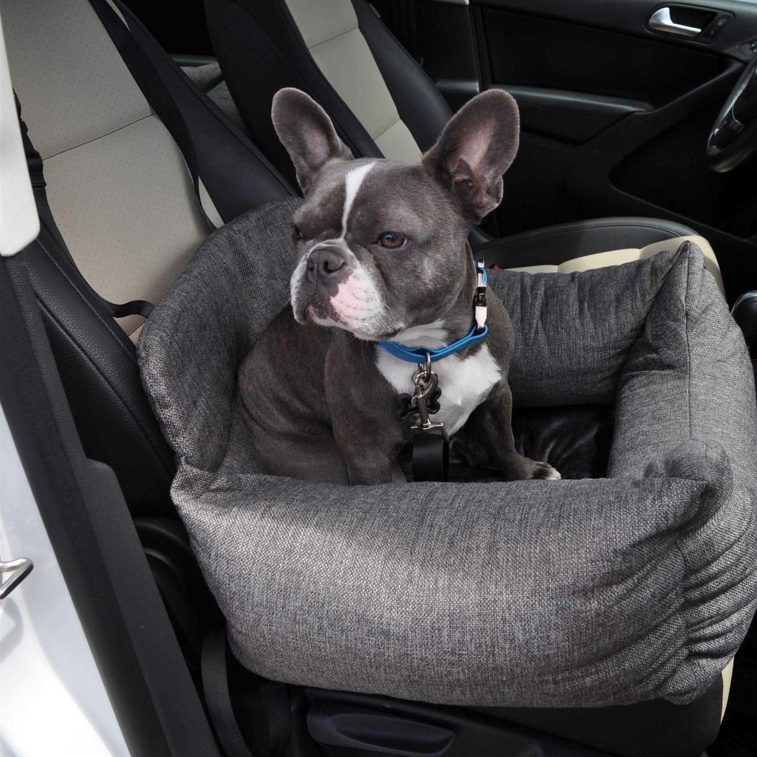 Paw PupProtector Memory Foam Dog Car Bed Gray Seat - Nail Gallerys