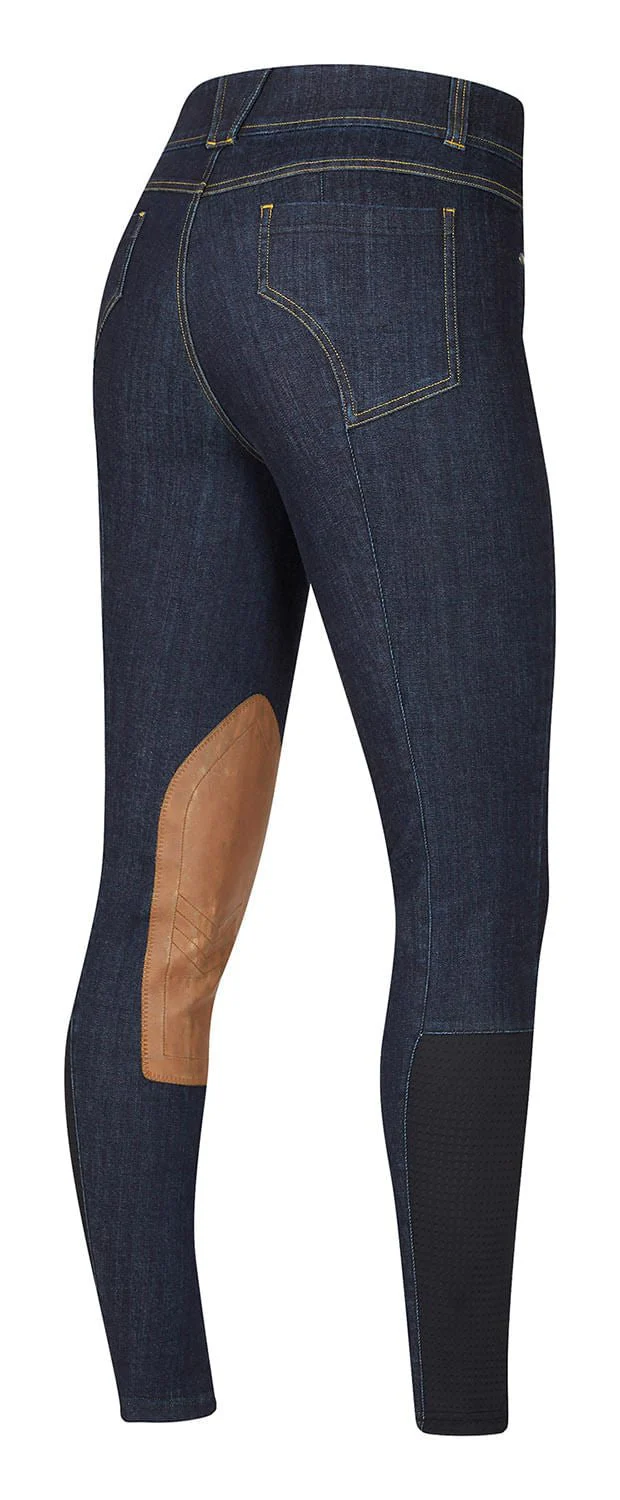 Kerrits Stretch Denim Knee Patch Breech - Nail Gallerys