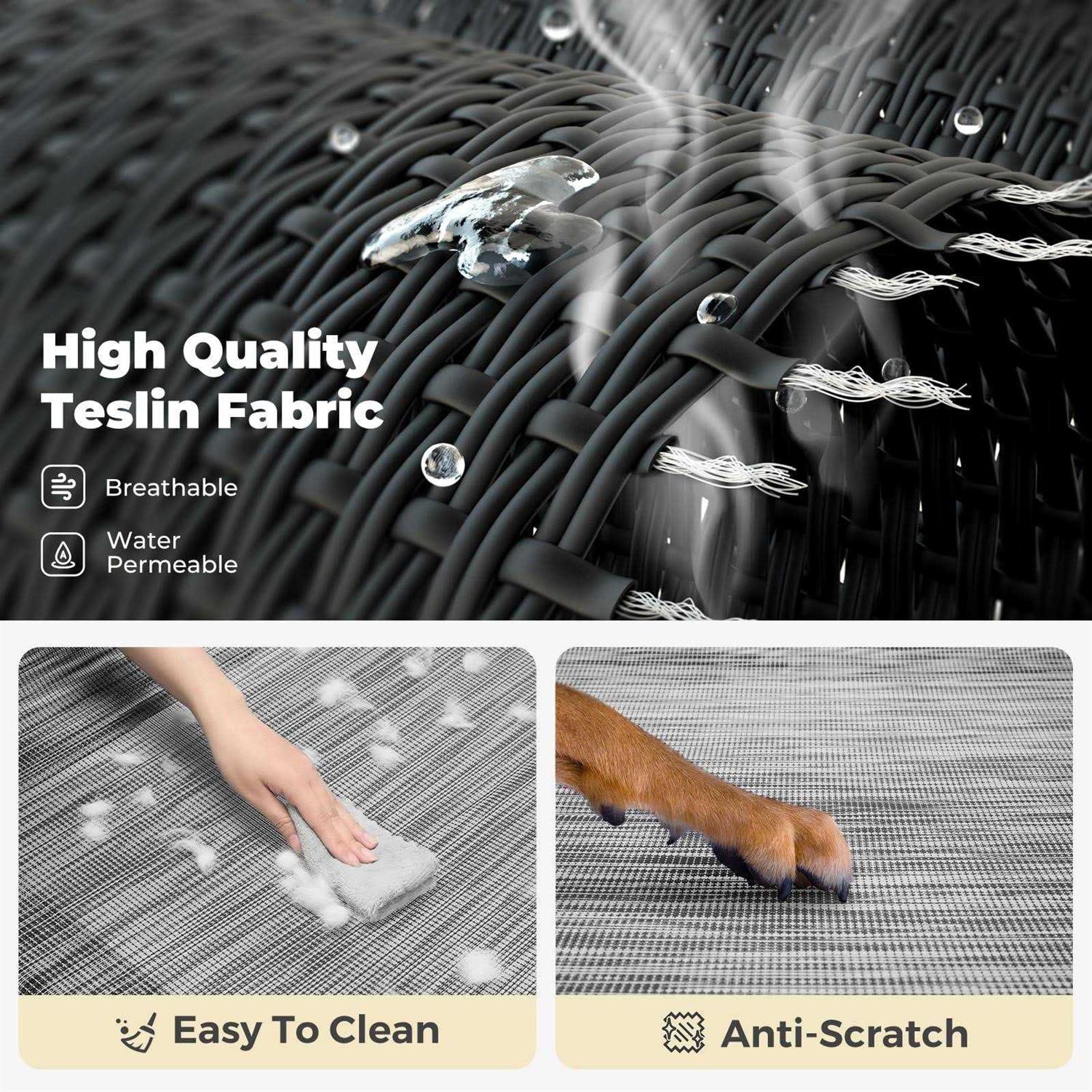 Veehoo Cooling Elevated Dog Bed Raised Pet Cot with Washable Mesh - Nail Gallerys