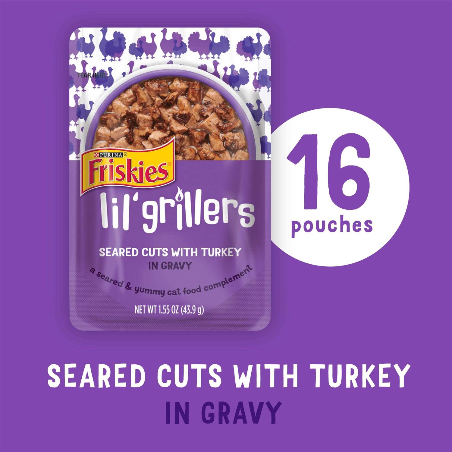 Friskies Lil Grillers Seared Cuts Gravy Wet Cat Food - Nail Gallerys
