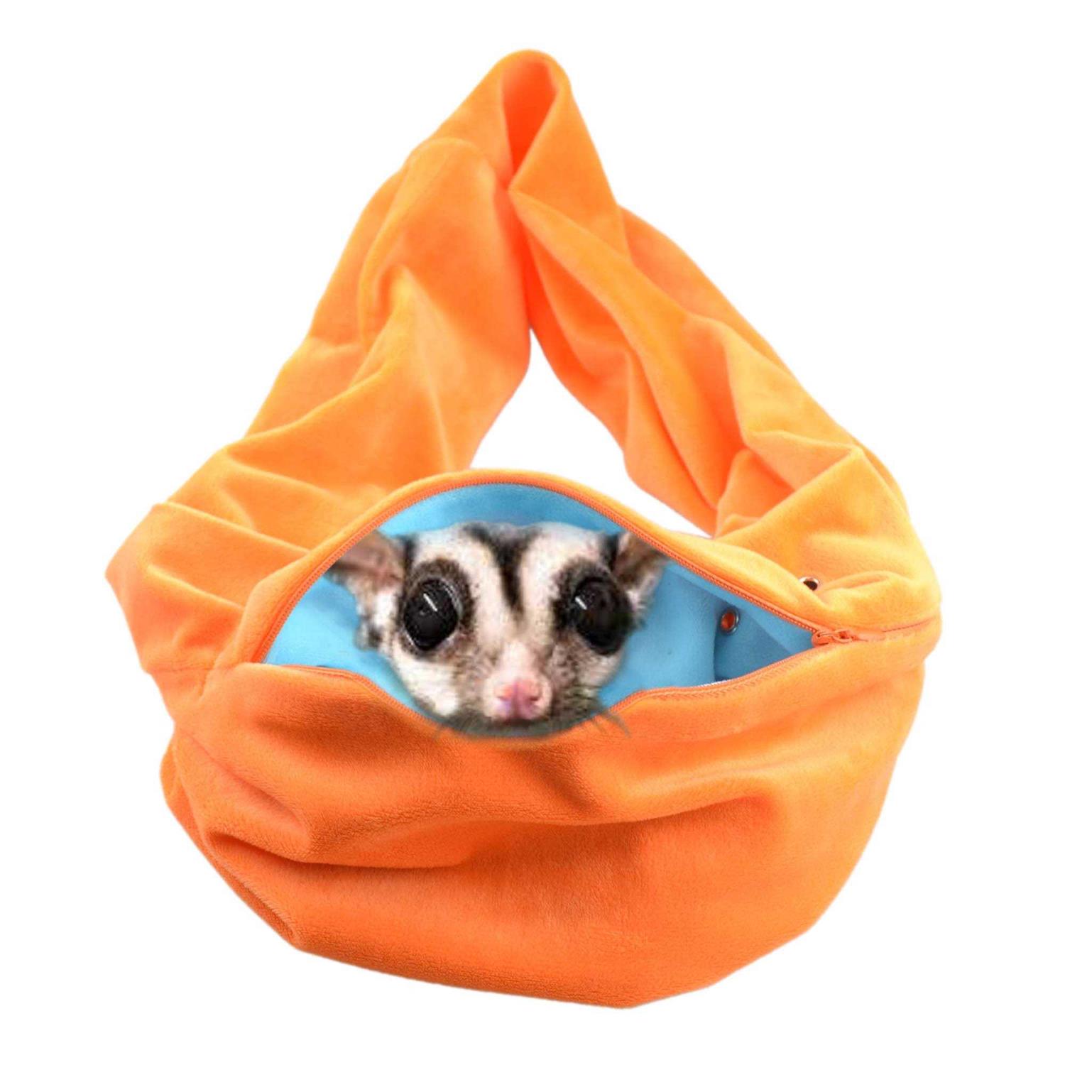 YUYUSO Sugar Glider Bonding Scarf Bonding Pouch Travel Sling Carrier Bag with 4 Air Holes for Pet Glider - Nail Gallerys