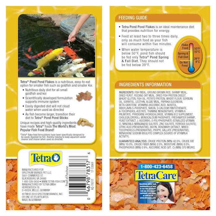 Tetra Pond Flakes Fish Food - Nail Gallerys