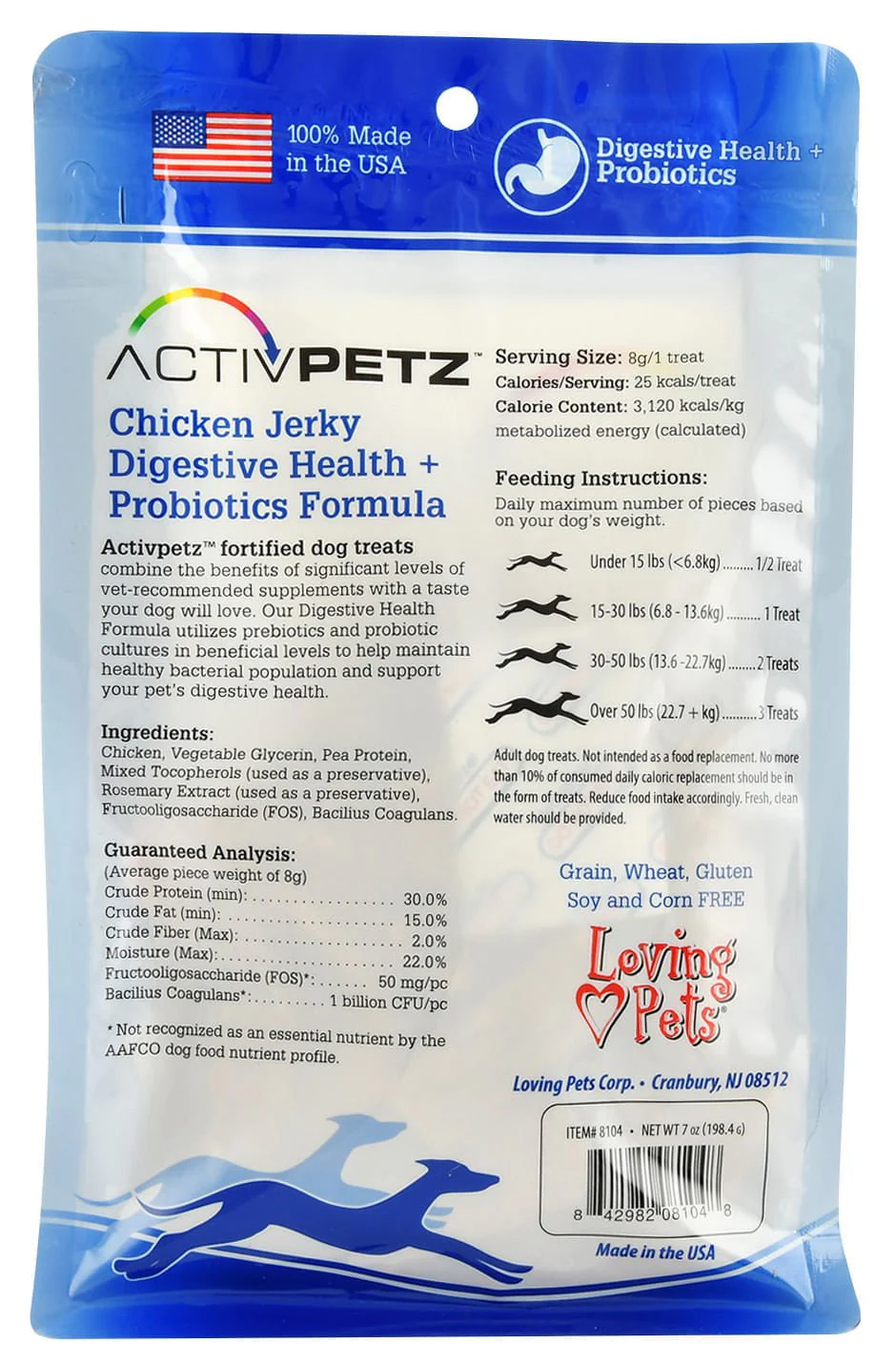 ActivPetz Digestive Health + Probiotic Jerky Treats - Nail Gallerys
