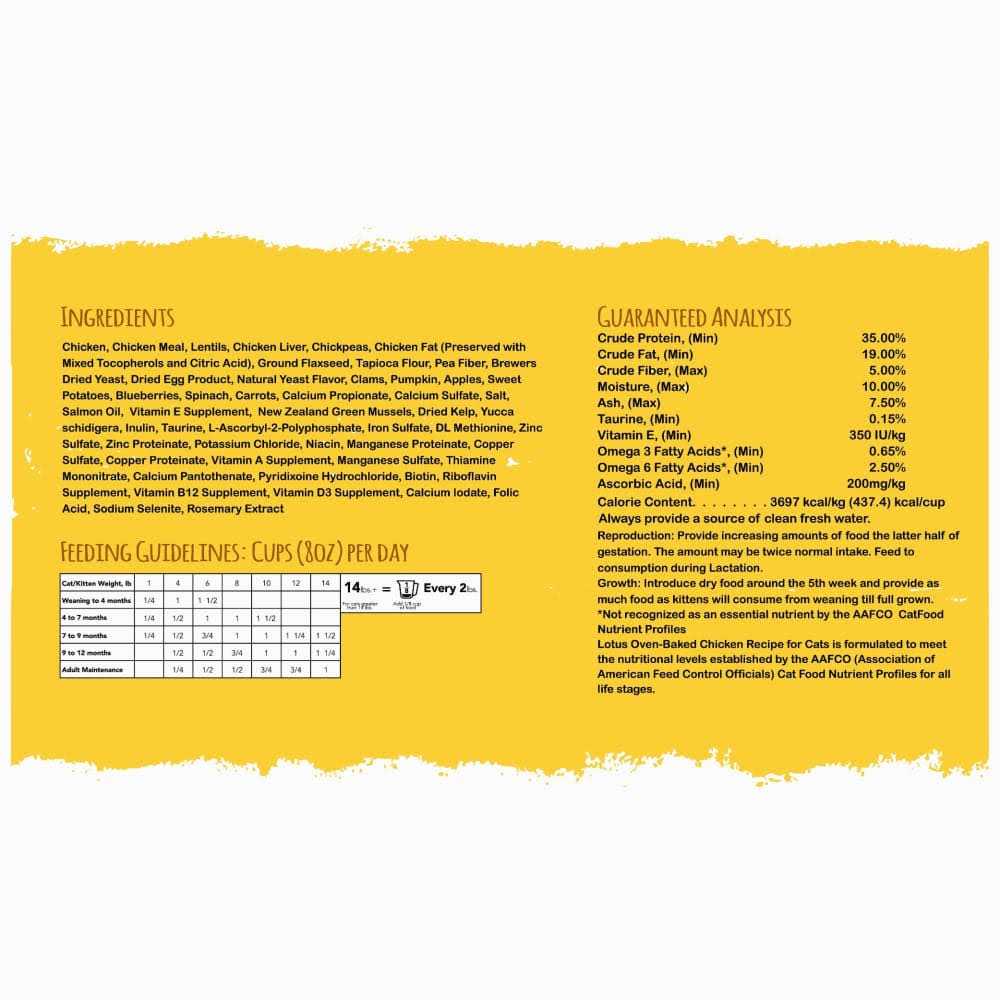 Lotus Grain-Free Chicken Recipe Dry Cat Food - Nail Gallerys