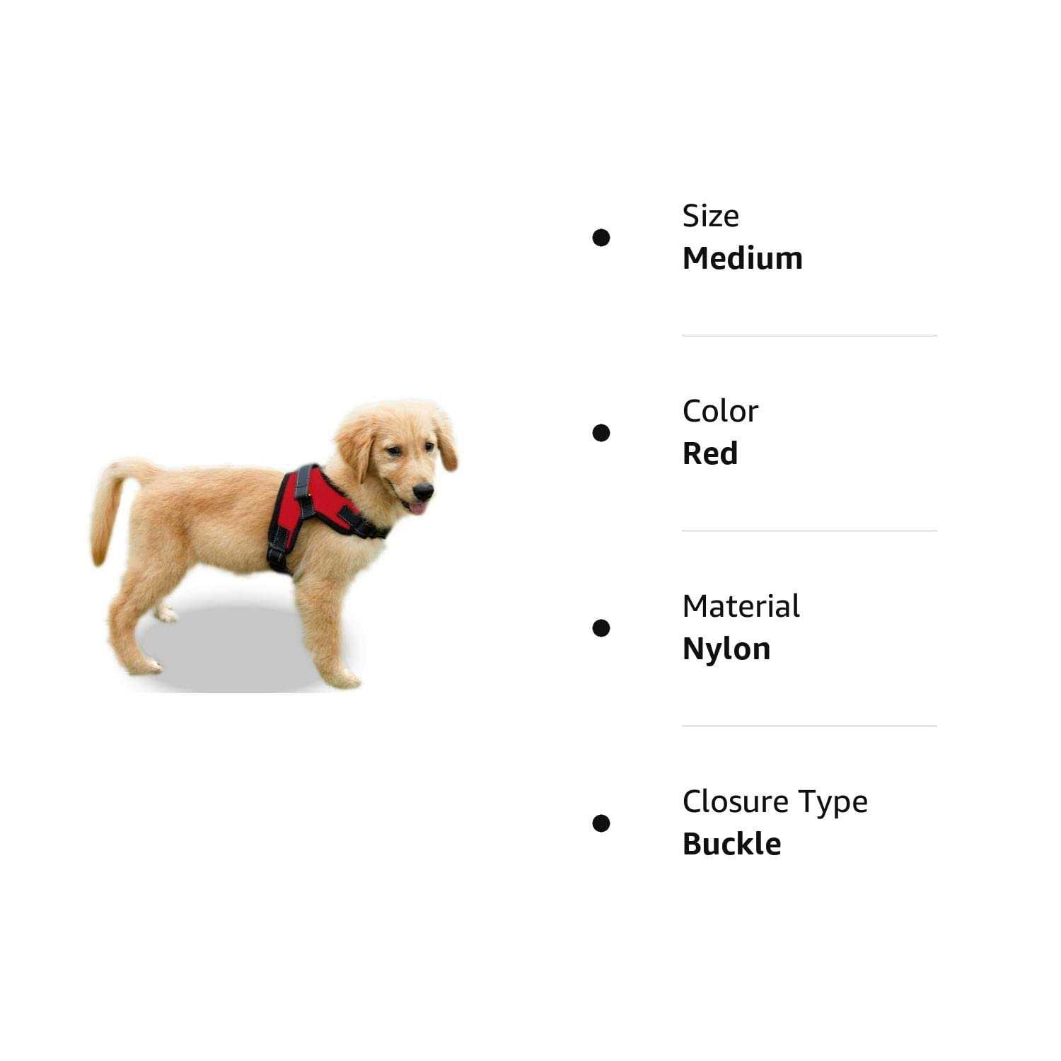 Copatchy No Pull Adjustable Reflective Dog Harness with Handle - Nail Gallerys