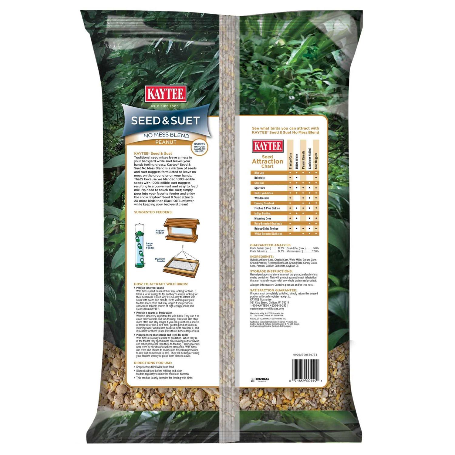 Kaytee Seed & Suet No Mess Bird Food - Nail Gallerys