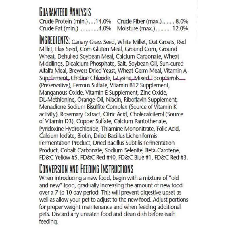 Kaytee Forti Diet Parakeet Food - Nail Gallerys