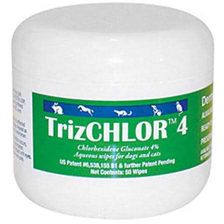 Dechra TrizCHLOR 4 Wipes for Dogs & Cats - Nail Gallerys