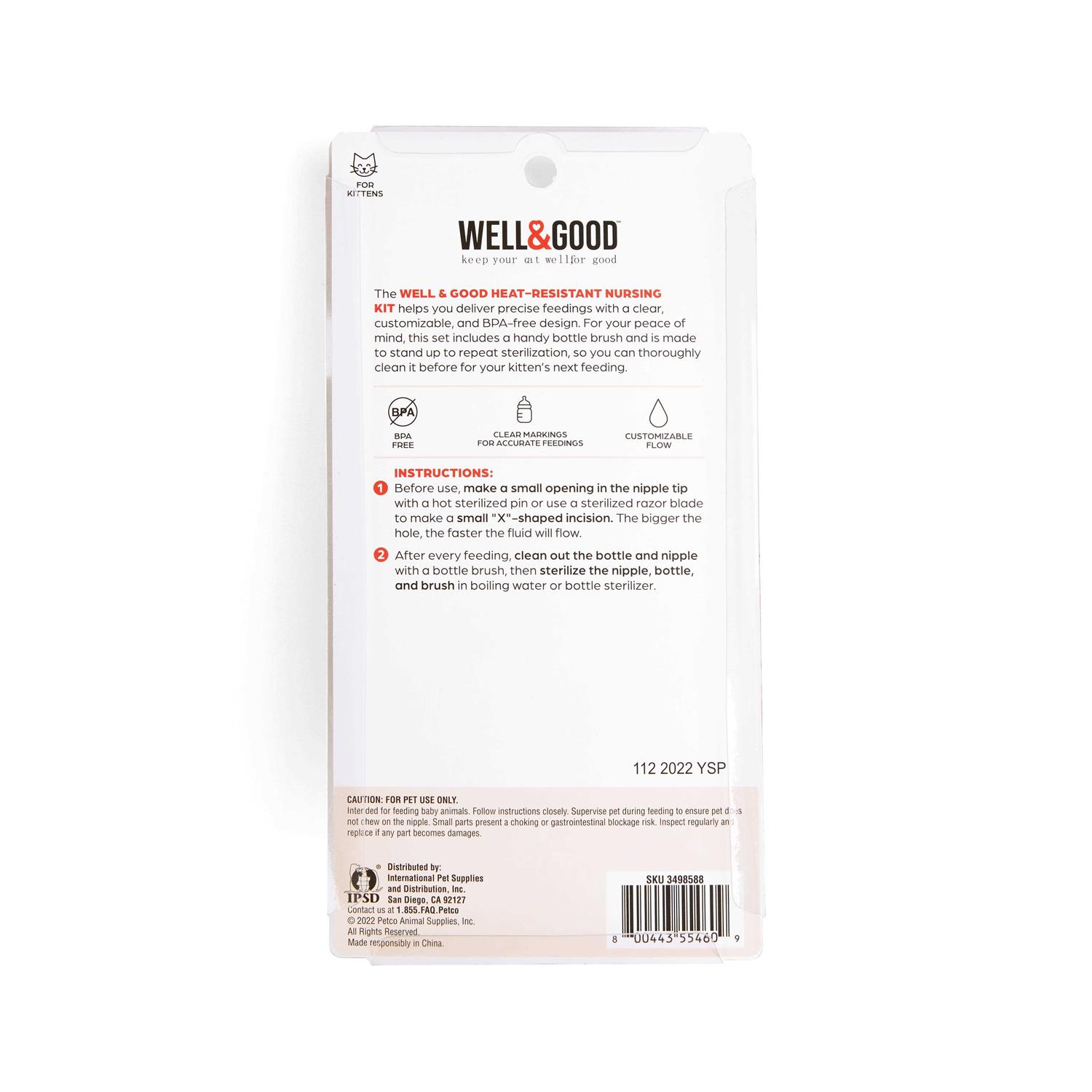 Well & Good Kitten Nursing Bottle Kit - Nail Gallerys