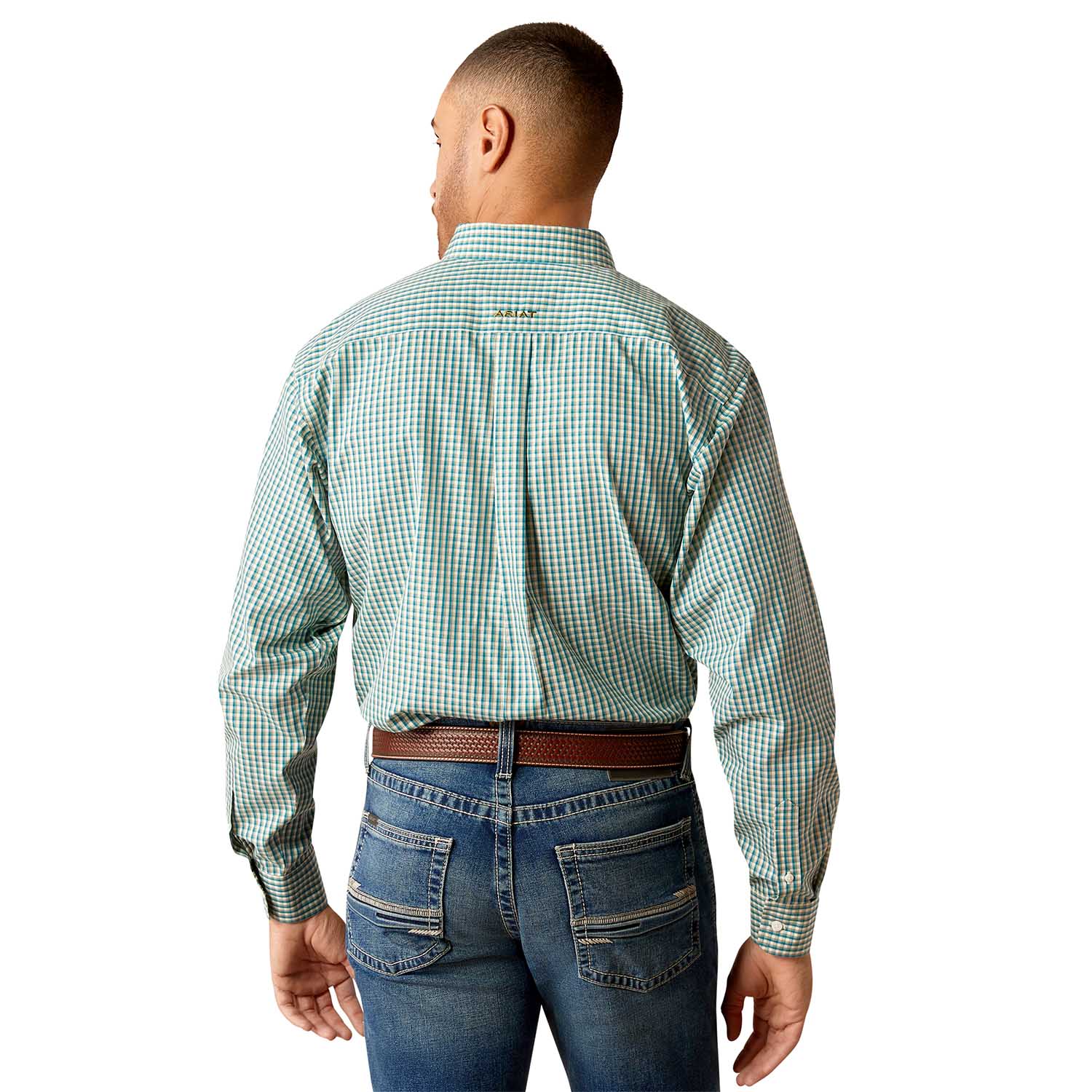 Ariat Men's Wrinkle Free Gus Longsleeve Shirt - Nail Gallerys