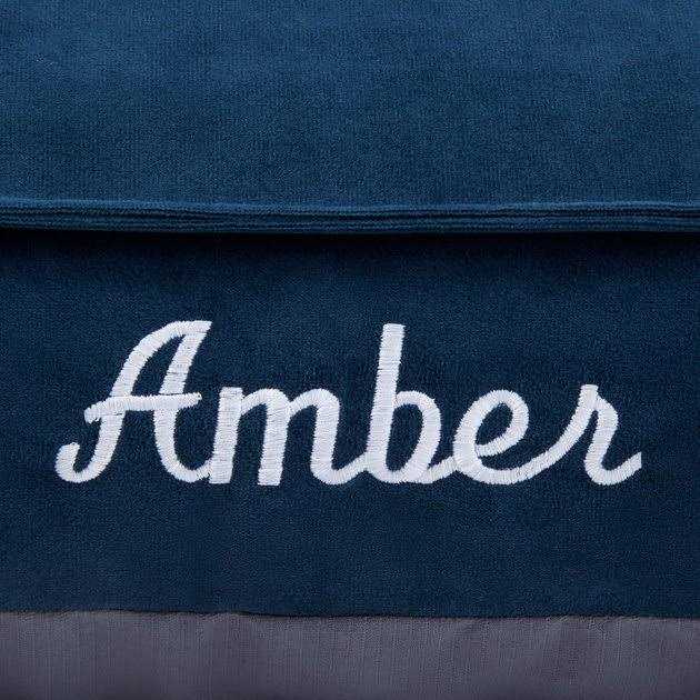 Frisco Personalized Bolstered Bed Check Bolster - Nail Gallerys