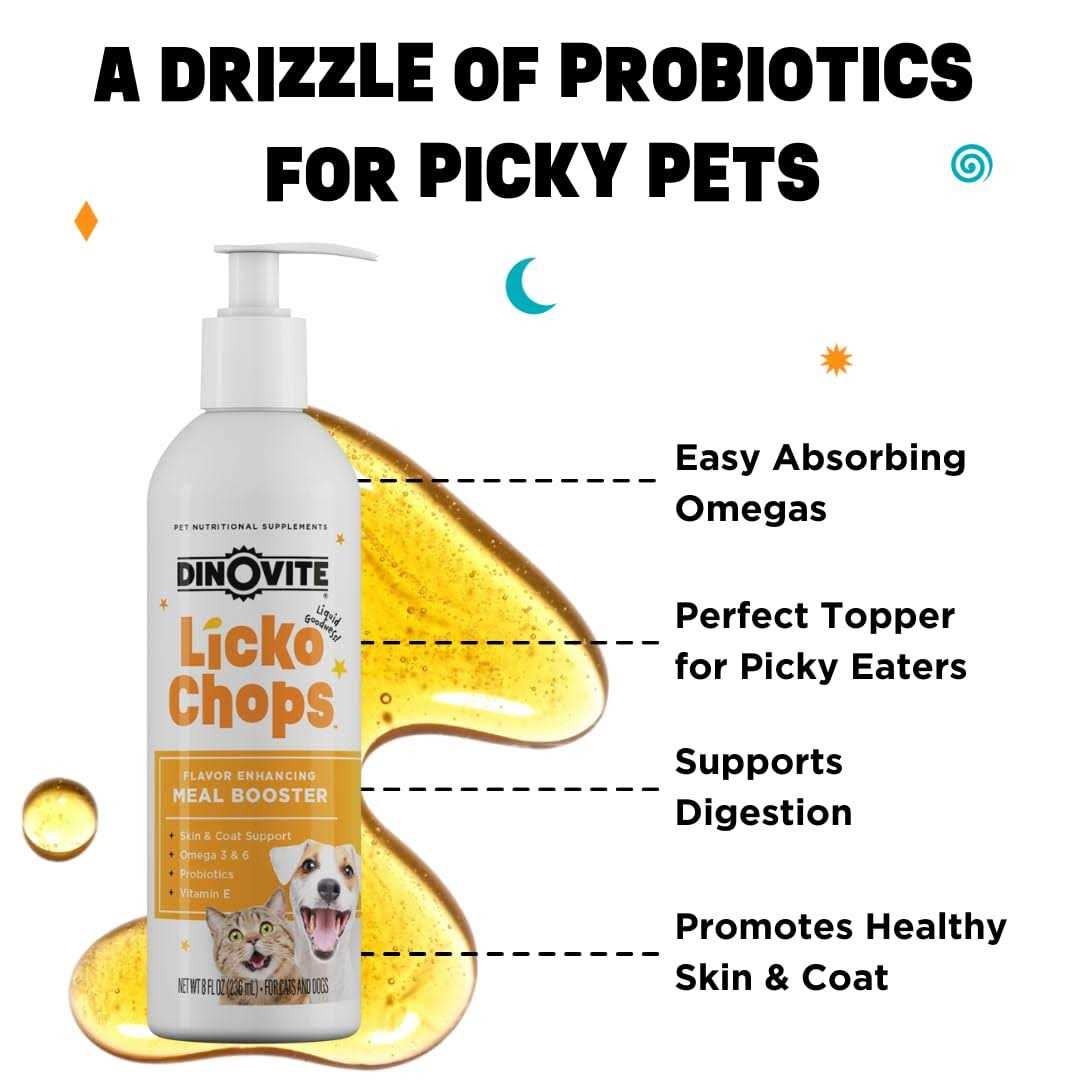 Lickochops Fatty Acid Liquid Supplement for Dogs & Cats - Nail Gallerys