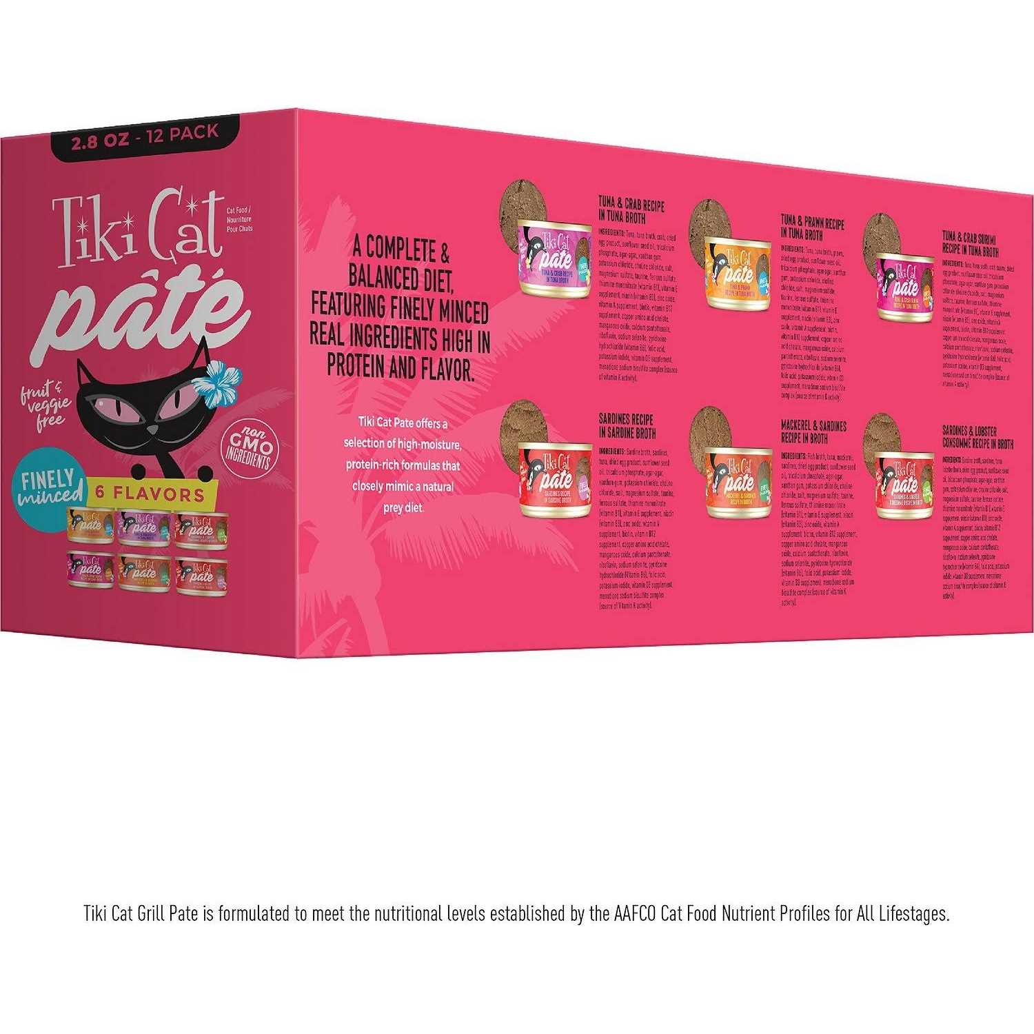 Tiki Cat Grill Pate Variety Pack Wet Cat Food - Nail Gallerys