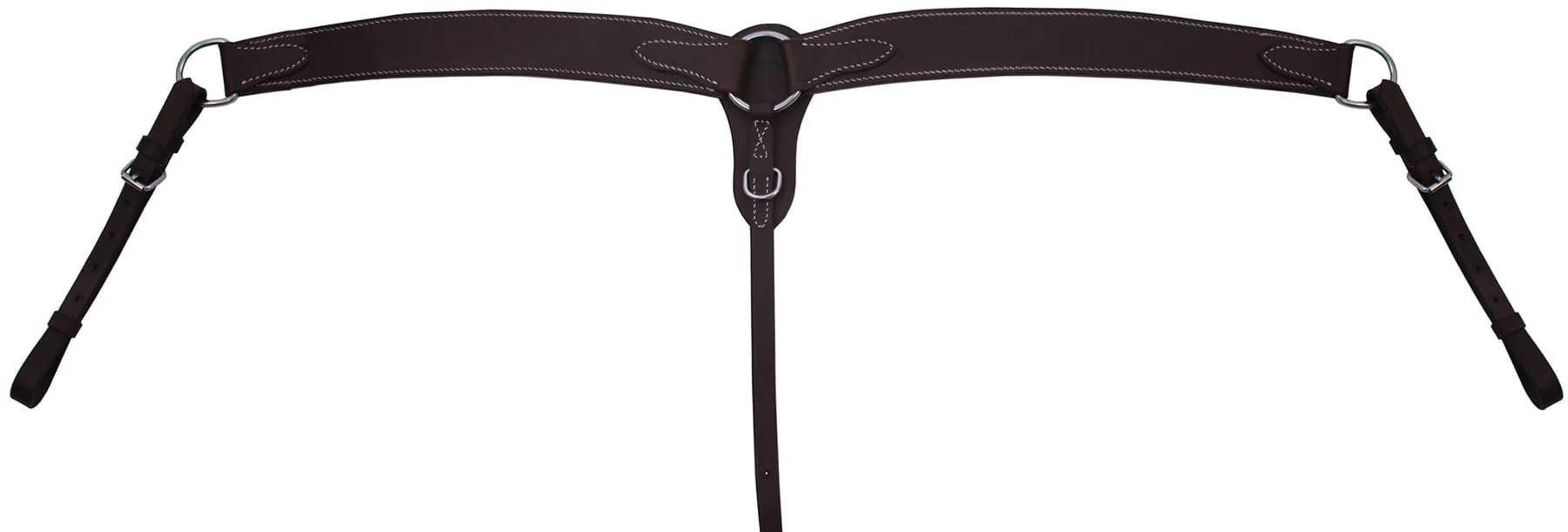 Buffalo Leather 2-Ply Contoured Breast Collar - Nail Gallerys