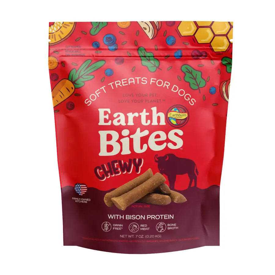 Earthborn Holistic EarthBites Chewy Soft Dog Treats 7 oz - Nail Gallerys