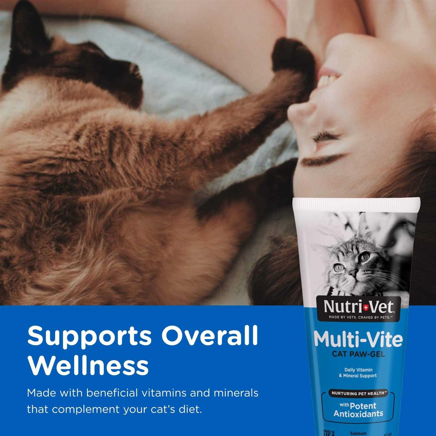 Nutri-Vet Multi-Vite Paw-Gel for Cats - Nail Gallerys