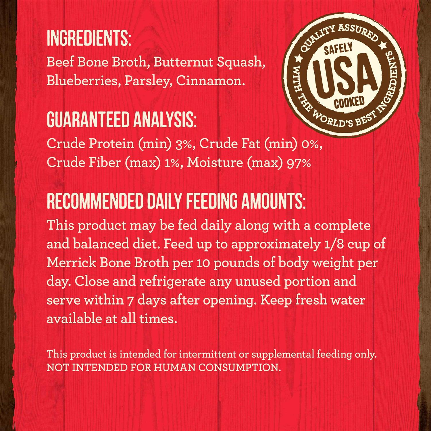 Merrick Grain Free Beef Bone Broth - Nail Gallerys