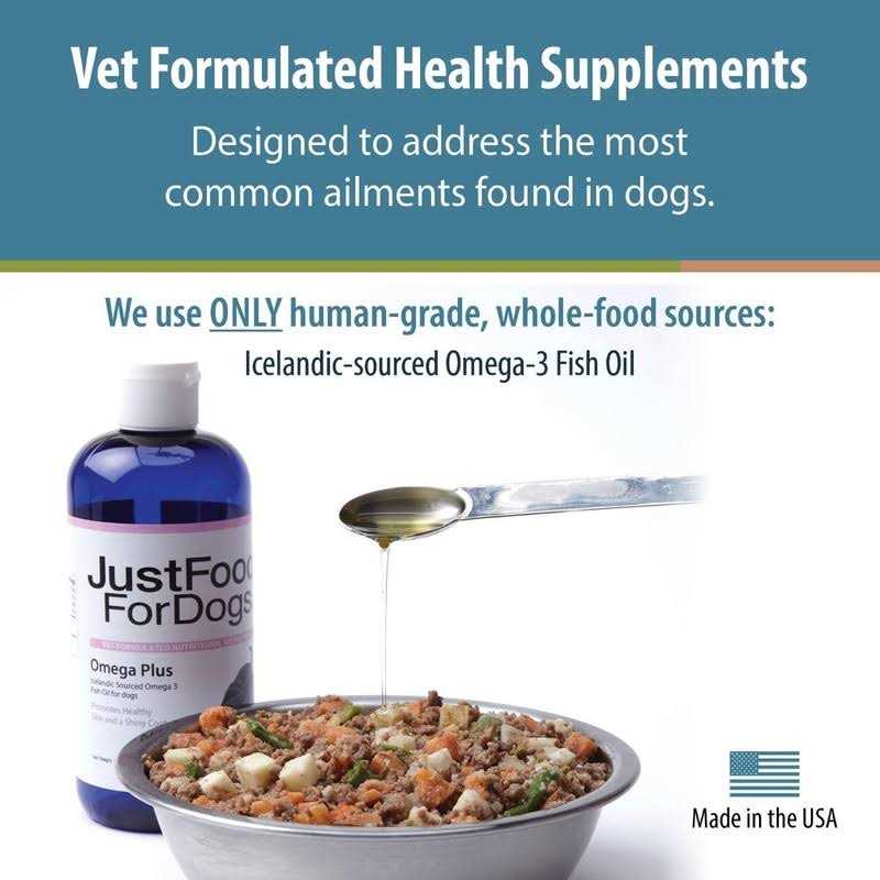 JustFoodForDogs Omega Plus Fish Oil Supplement for Dogs - Nail Gallerys