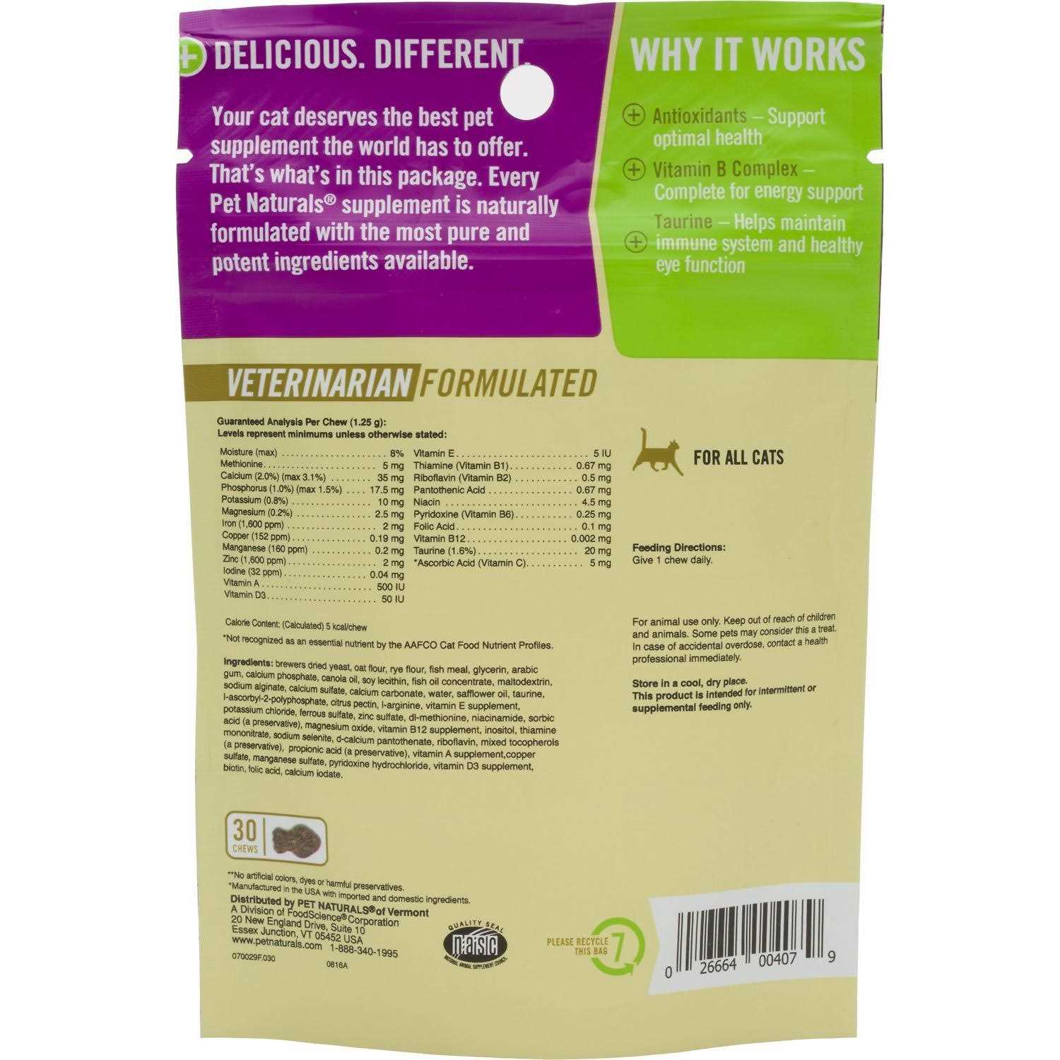 Pet Naturals Daily Multi for Cats - Nail Gallerys