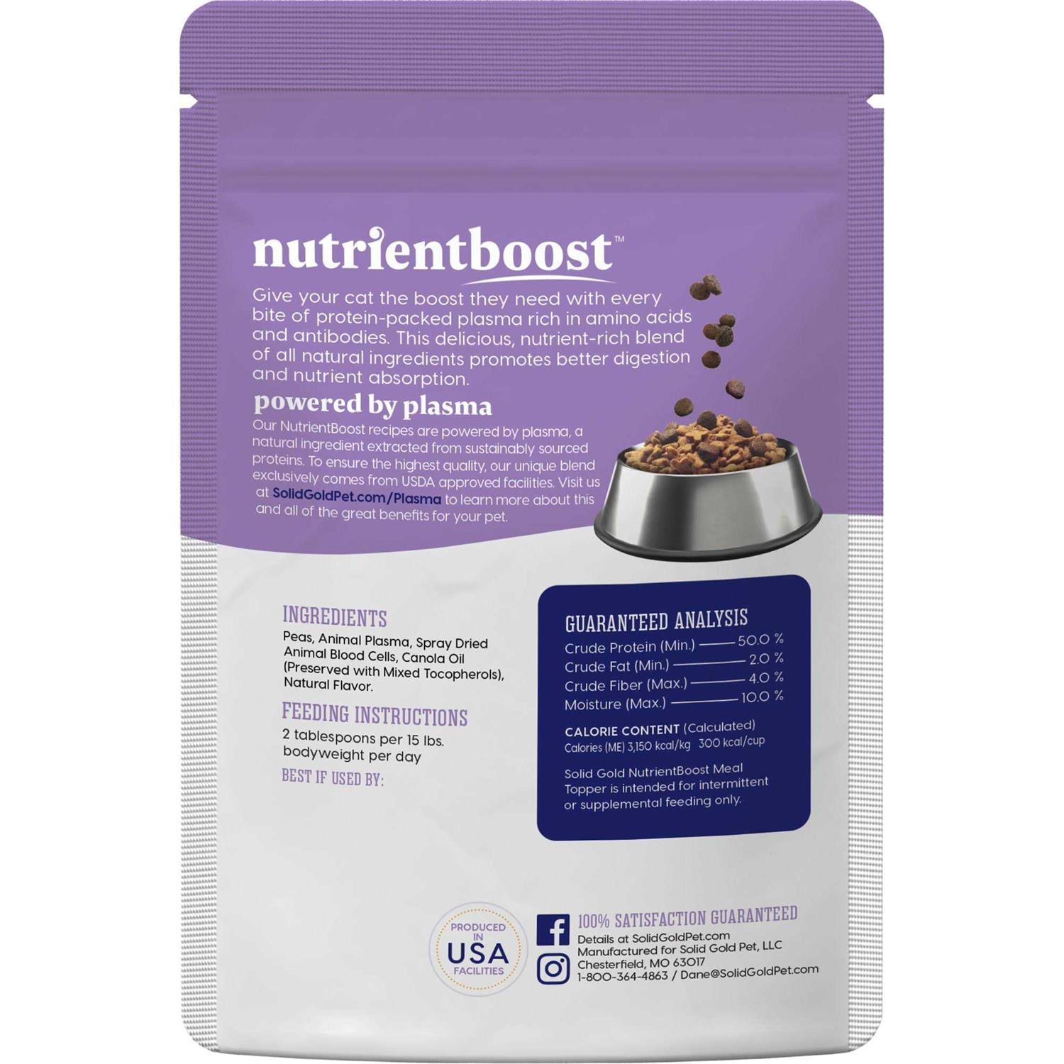 Solid Gold NutrientBoost Grain-Free Cat Food Topper - Nail Gallerys