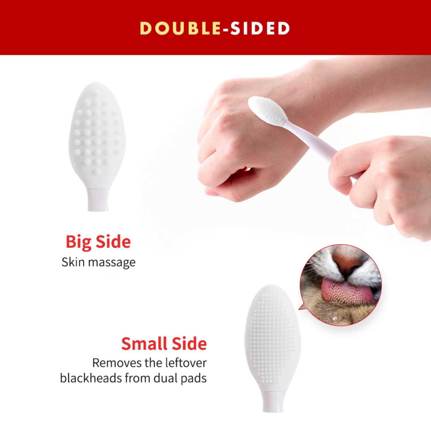 JAYU PET Black Seed Brush Cat Acne Chin Treatment Cat Acne Brush - Nail Gallerys