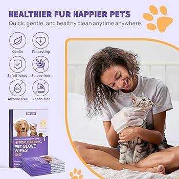 HICC PET Cleaning Deodorizing Bathing Wipes for Dogs and Cats - Nail Gallerys