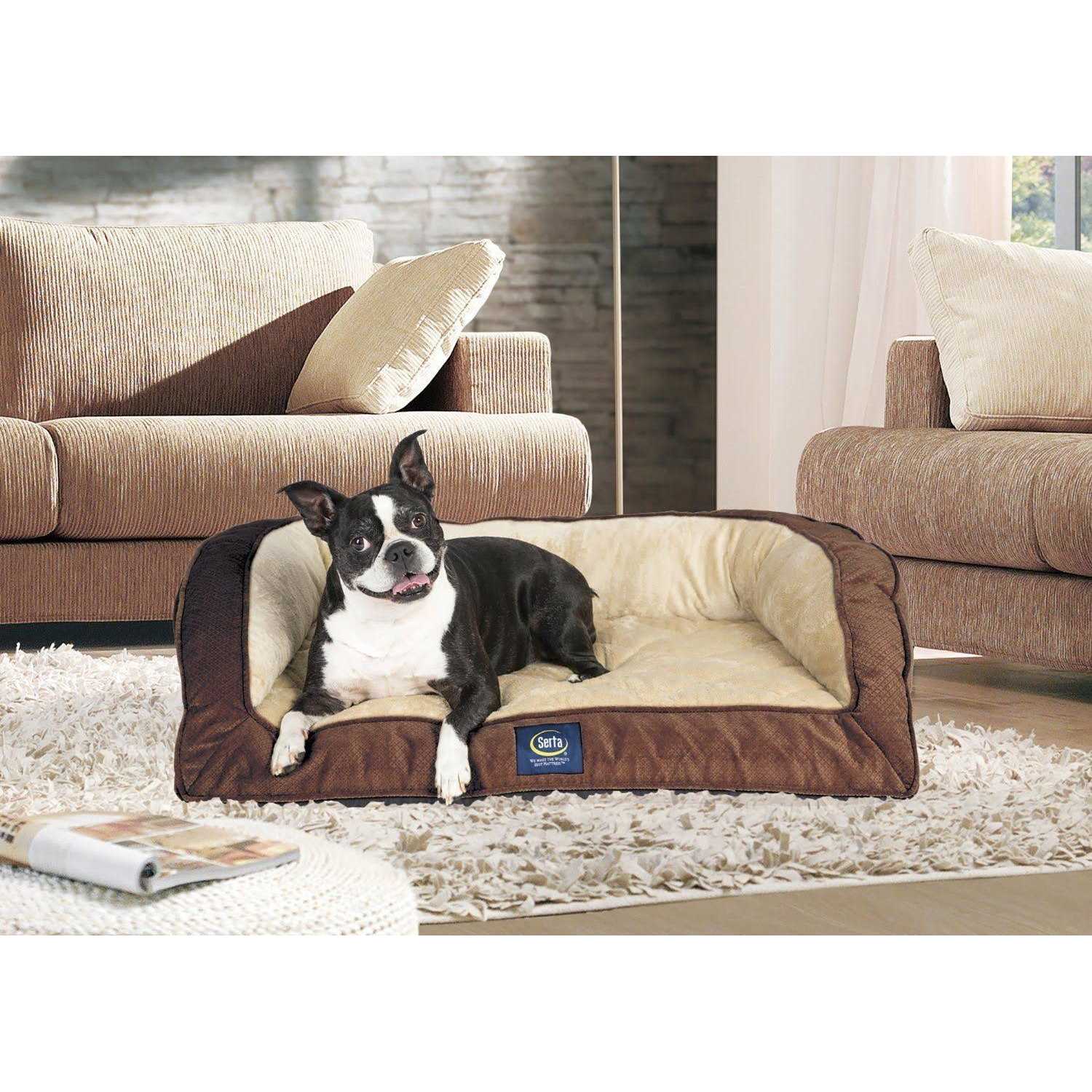 Serta Ortho Quilted Couch Pet Bed - Nail Gallerys