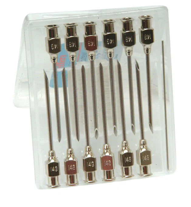 Stainless Steel Veterinary Needles, 12 pack - Nail Gallerys