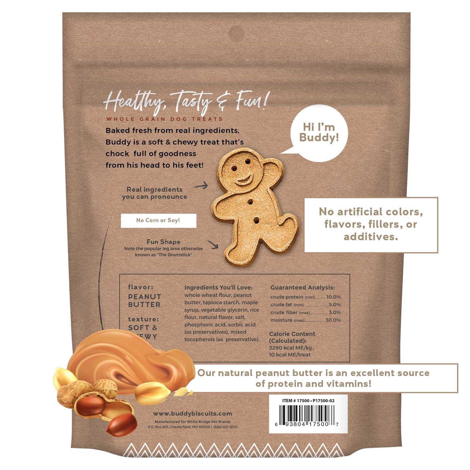 Buddy Biscuits Peanut Butter Soft and Chewy Dog Treats - Nail Gallerys
